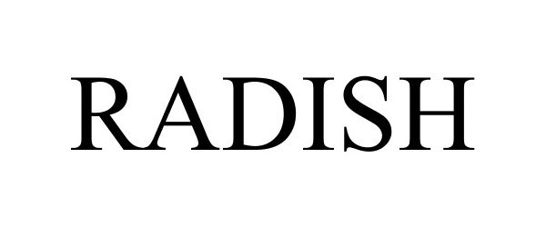 Trademark Logo RADISH