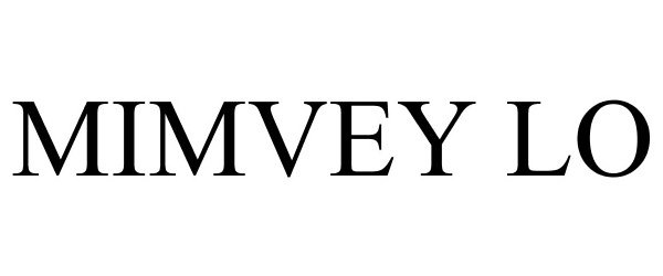 Trademark Logo MIMVEY LO