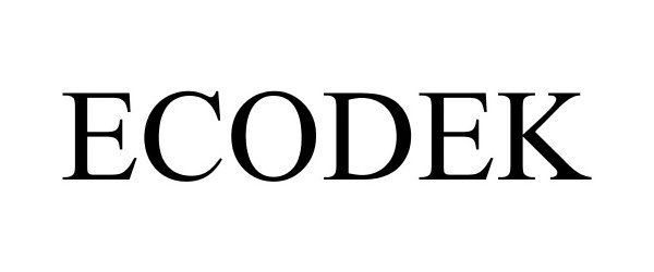 Trademark Logo ECODEK