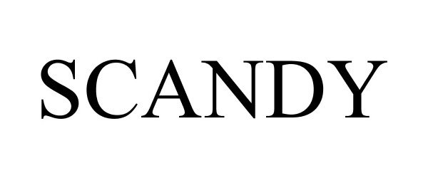 Trademark Logo SCANDY