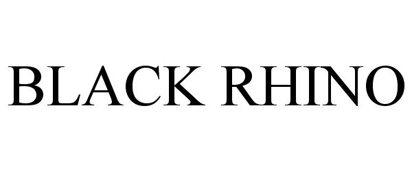 Trademark Logo BLACK RHINO