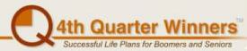  Q 4TH QUARTER WINNERS SUCCESSFUL LIFE PLANS FOR BOOMERS AND SENIORS