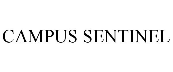 Trademark Logo CAMPUS SENTINEL