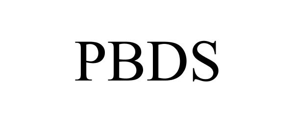 Trademark Logo PBDS