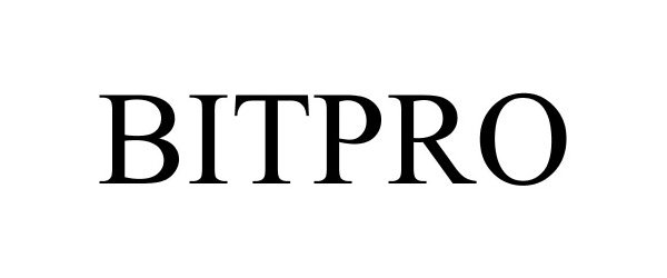 Trademark Logo BITPRO