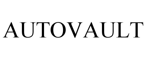 Trademark Logo AUTOVAULT