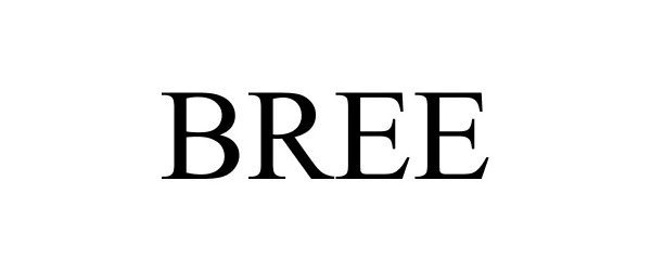 Trademark Logo BREE