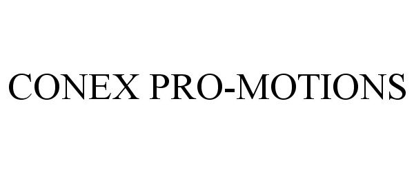  CONEX PRO-MOTIONS