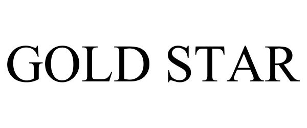 Trademark Logo GOLD STAR