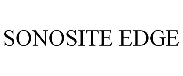 Trademark Logo SONOSITE EDGE