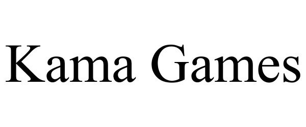 Trademark Logo KAMA GAMES