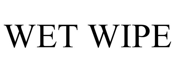 Trademark Logo WET WIPE