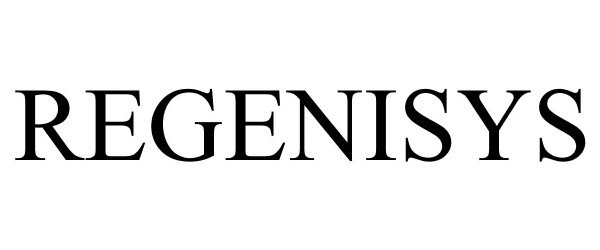 Trademark Logo REGENISYS