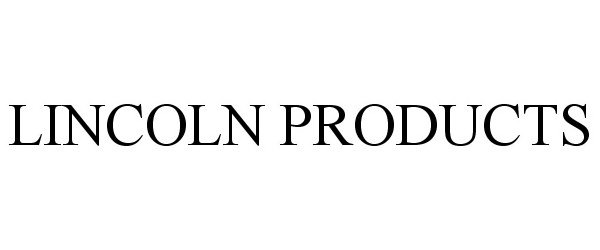  LINCOLN PRODUCTS