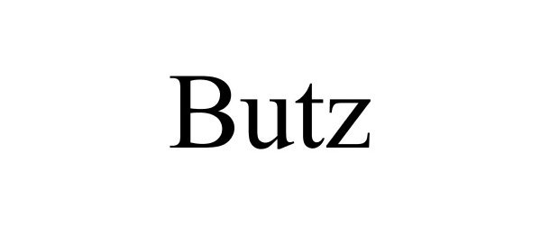Trademark Logo BUTZ