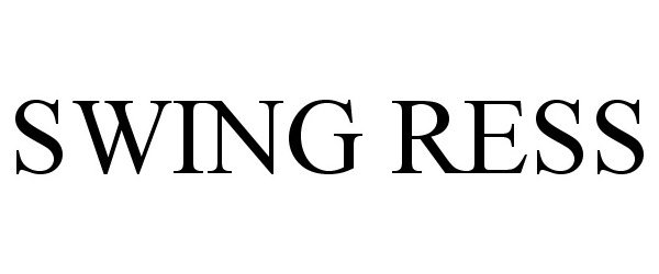 Trademark Logo SWING RESS