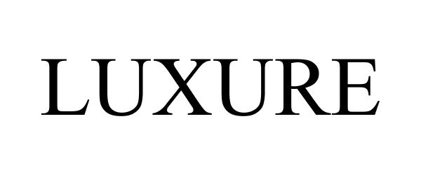 Trademark Logo LUXURE