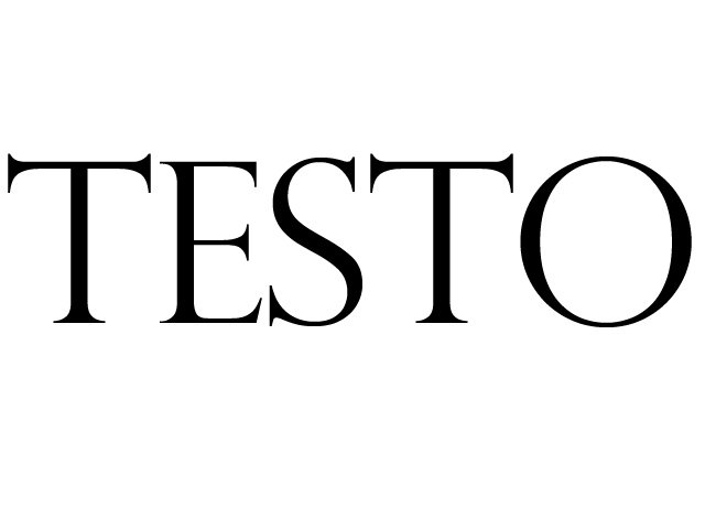 Trademark Logo TESTO