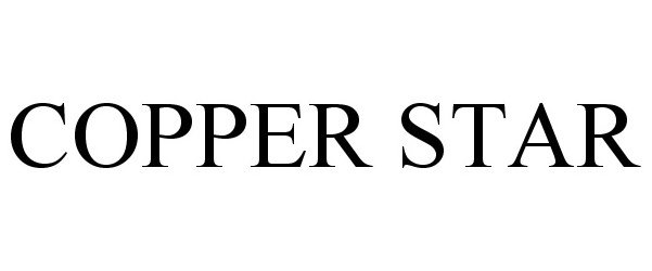 Trademark Logo COPPER STAR