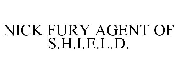  NICK FURY AGENT OF SHIELD