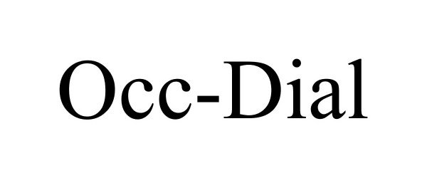 Trademark Logo OCC-DIAL