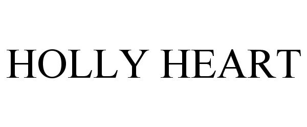Trademark Logo HOLLY HEART