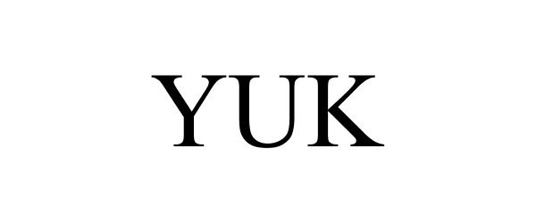 Trademark Logo YUK