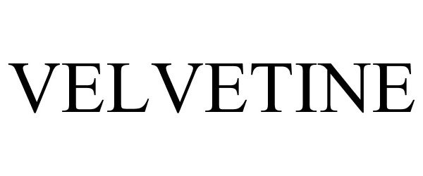 Trademark Logo VELVETINE