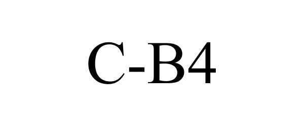 Trademark Logo C-B4