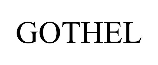 Trademark Logo GOTHEL