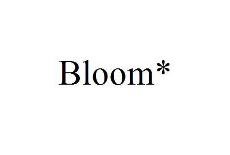 Trademark Logo BLOOM*