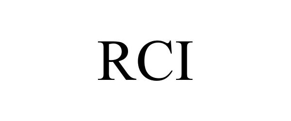 Trademark Logo RCI