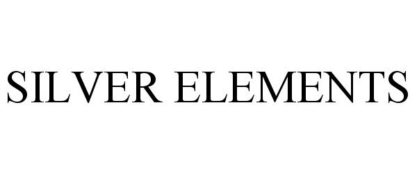 Trademark Logo SILVER ELEMENTS