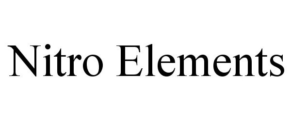  NITRO ELEMENTS