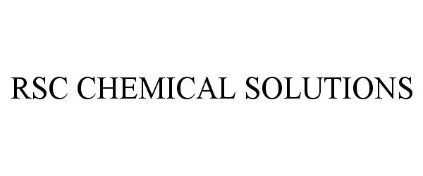 RSC CHEMICAL SOLUTIONS