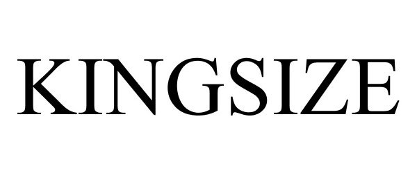 Trademark Logo KINGSIZE