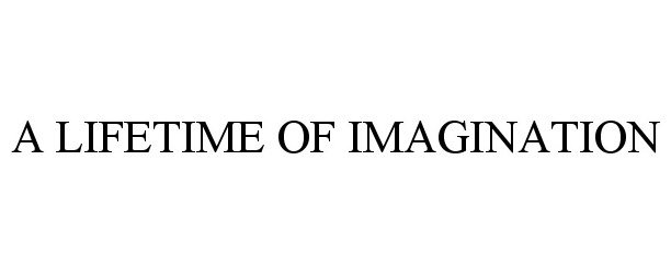 Trademark Logo A LIFETIME OF IMAGINATION