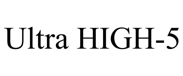 Trademark Logo ULTRA HIGH-5