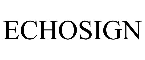 Trademark Logo ECHOSIGN