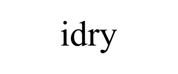 Trademark Logo IDRY
