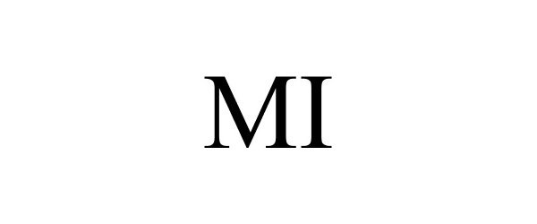 Trademark Logo MI