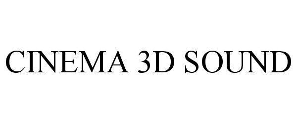  CINEMA 3D SOUND