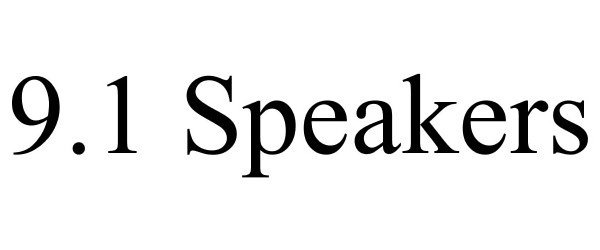 Trademark Logo 9.1 SPEAKERS