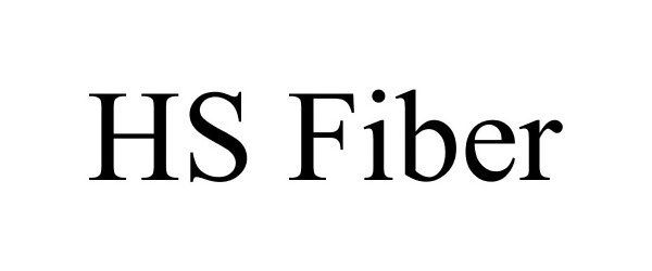 Trademark Logo HS FIBER
