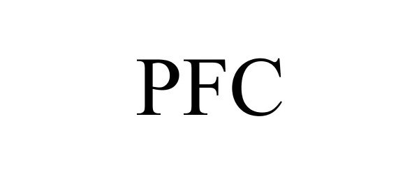 Trademark Logo PFC