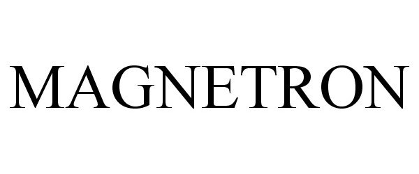 Trademark Logo MAGNETRON