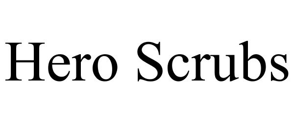 Trademark Logo HERO SCRUBS