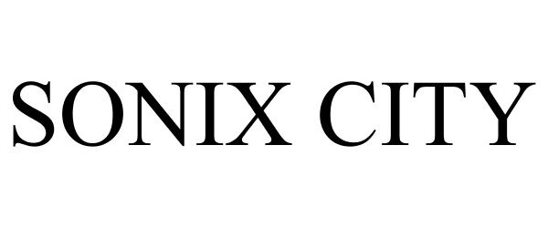 Trademark Logo SONIX CITY