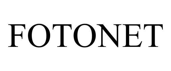 Trademark Logo FOTONET