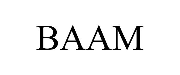 Trademark Logo BAAM